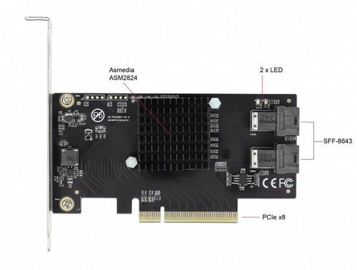 BROADCOM MegaRAID 9560-16i 05-50077-00 SAS/SATA/NVMe 12Gb/s 8GB nieuw 3 jaar