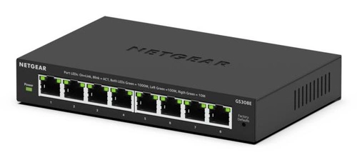 Schakelaar Netgear GS308E-400EUS 8x 1Gb
