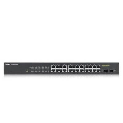 Schakelaar Zyxel GS1900-24HP-EU0101F 24x 10/100/1000 2x SFP 170 W PoE