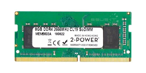 RAM-geheugen 1x 8GB 2-POWER SO-DIMM DDR4 3200MHz PC4-25600 | MEM5703A