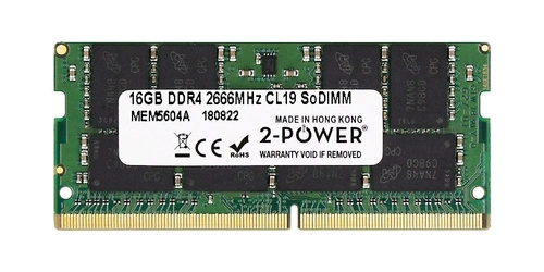RAM-geheugen 1x 16GB 2-POWER SO-DIMM DDR4 2666MHz PC4-21300 | MEM5604S