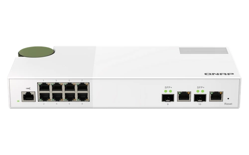 Schakelaar QNAP QSW-M2108-2C 8x 2.5Gb 2x RJ-45/SFP+