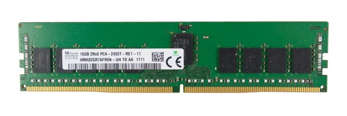 RAM-geheugen 1x 16GB Hynix ECC REGISTERED DDR4 2Rx8 2400MHz PC4-19200 RDIMM | HMA82GR7AFR8N-UH