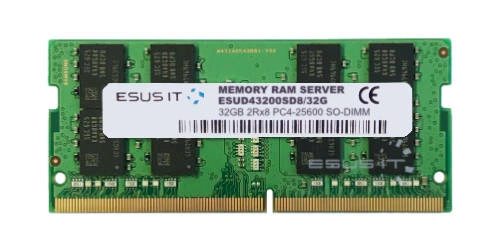 RAM-geheugen 1x 32GB ESUS IT SO-DIMM DDR4 3200MHz PC4-25600 | ESUD43200SD8/32G