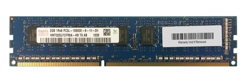 RAM-geheugen 1x 2GB Hynix ECC UNBUFFERED DDR3 1333MHz PC3-10600 UDIMM | HMT325U7BFR8A-H9