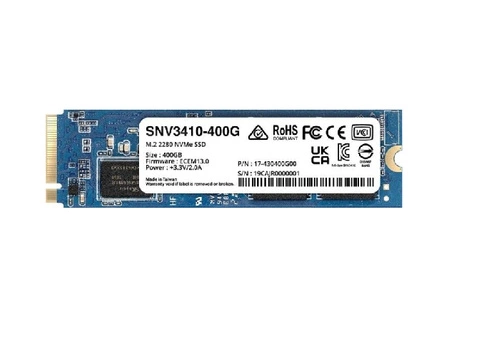 Schijf SSD gewijd voor de server Synology 400GB M.2 2280 NVMe  | SNV3410-400G
