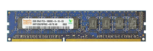 RAM-geheugen 1x 2GB Hynix ECC UNBUFFERED DDR3 1333MHz PC3-10600 UDIMM | HMT125U7BFR8C-H9