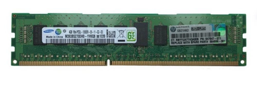 RAM-geheugen 1x 4GB Samsung ECC REGISTERED DDR3 1333MHz PC3-10600 RDIMM | M393B5270DH0-YH9
