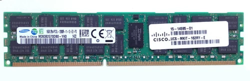 RAM-geheugen 1x 16GB Cisco UCS & DMS DDR3 1600MHz ECC REGISTERED | UCS-MKIT-162RY-E