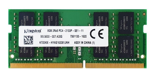 RAM-geheugen 1x 8GB Kingston SO-DIMM DDR4 2133MHz PC4-17000 | KTD3KX-HYA