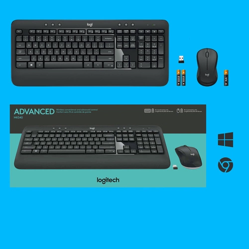 Draadloze toetsenbord Logitech Advanced MK540 QWERTY