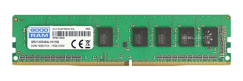 RAM-geheugen 1x 8GB GoodRAM NON-ECC UNBUFFERED DDR4 2133MHz PC4-17000 UDIMM | GR2133D464L15/8G