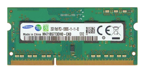 RAM-geheugen 1x 2GB Samsung SO-DIMM DDR3 1600MHz PC3-12800 | M471B5773DH0-CK0