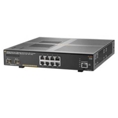 Schakelaar HPE JL258AR 8x 10/100/1000 2x SFP+ 125 W PoE+