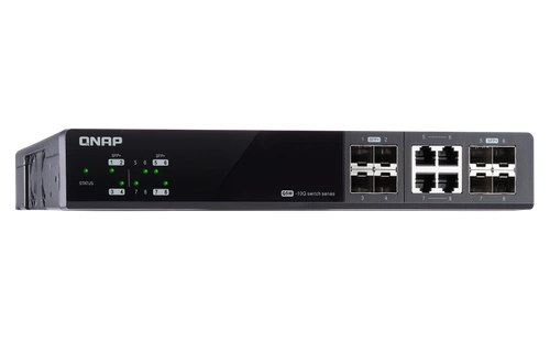 Schakelaar QNAP QSW-M804-4C 1x 1Gb 4x SFP+ 4x RJ-45/SFP+