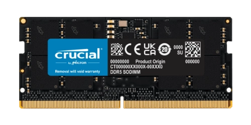 RAM-geheugen 1x 16 GB Crucial SO-DIMM DDR5 4800MHz PC5-38400 | CT16G48C40S5
