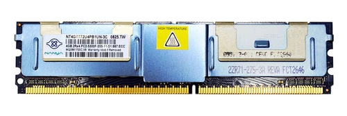 RAM-geheugen 1x 2GB Nanya ECC FULLY BUFFERED DDR2 667MHz PC2-5300 FBDIMM | NT4GTT72U4PB1UN-3C