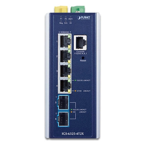 Schakelaar Planet IGS-6325-4T2X 4x 2.5Gb 2x SFP+