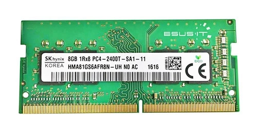RAM-geheugen 1x 8GB Hynix SO-DIMM DDR4 2400MHz PC4-19200 | HMA81GS6AFR8N-UH