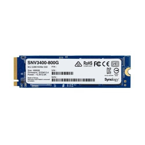 Schijf SSD gewijd voor de server Synology SNV3000 800GB M.2 2280 NVMe SNV3400-800G