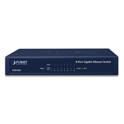 Schakelaar Planet GSD-803 8x 1Gb