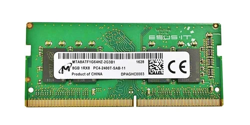 RAM-geheugen 1x 8GB Micron SO-DIMM DDR4 2400MHz PC4-19200 | MTA8ATF1G64HZ-2G3