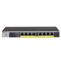 Schakelaar Netgear GS108LP-100EUS 8x 10/100/1000 60 W PoE