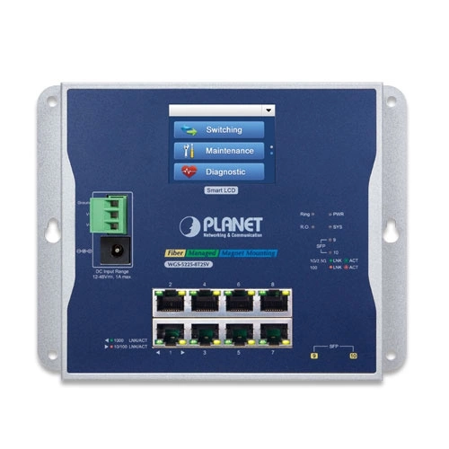 Schakelaar Planet WGS-5225-8T2SV 8x 1Gb 2x SFP