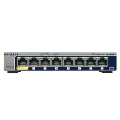 Switch Netgear GS108T-200GES | 128 kB | 16 Gb/s | 8x Port Ethernet