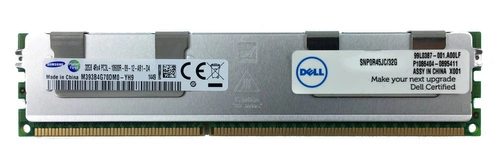 RAM-geheugen 1x 32GB DELL PowerEdge & Precision Workstation DDR3 1333MHz ECC REGISTERED | SNP0R45JC/32G