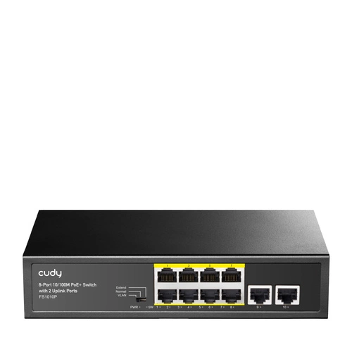 Schakelaar Cudy FS1010P 10x 100Mb 120 W PoE+