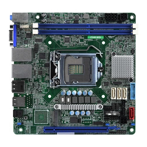 Moederbord Asrock Rack C246 WS LGA1151 ATX | C246 WS