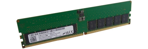 RAM-geheugen 1x 32 GB Micron ECC UNBUFFERED DDR5 2Rx8 4800MHz PC5-38400 UDIMM | MTC20C2085S1EC48BA1R