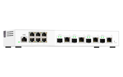Schakelaar QNAP QSW-M2106-4C 6x 2.5Gb 4x RJ-45/SFP+