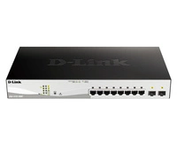 Schakelaar D-Link DGS-1210-10MP/E 8x 1Gb 2x SFP 130 W PoE+