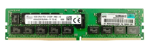 RAM-geheugen 1x 16GB Hynix ECC REGISTERED DDR4 2Rx4 2133MHz PC4-17000 RDIMM | HMA42GR7BJR4N-TF