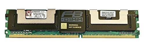 RAM-geheugen 1x 2GB Kingston ECC FULLY BUFFERED DDR2 667MHz PC2-5300 FBDIMM | KFJ-BX667K2/4G