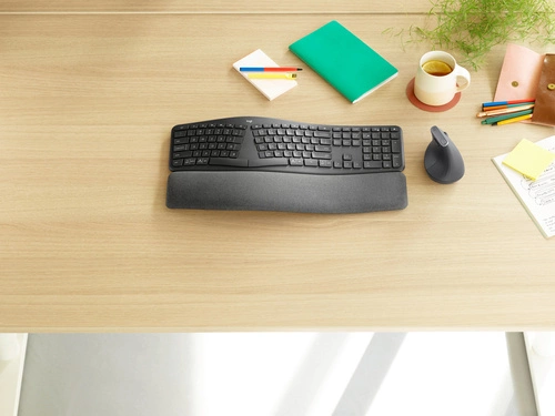 Draadloze toetsenbord Logitech ERGO K860 for Business QWERTZ (DE)