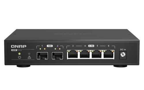 Schakelaar QNAP QSW-2104-2S 4x RJ-45 10/100/1000/2500 Mbps 2x SFP+
