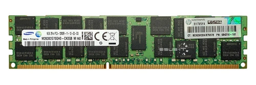 RAM-geheugen 1x 16GB Samsung ECC REGISTERED DDR3 1600MHz PC3-12800 RDIMM | M393B2G70QH0-CK0