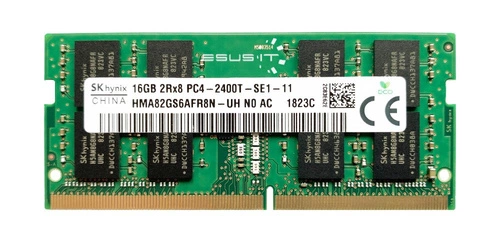 RAM-geheugen 1x 16GB Hynix SO-DIMM DDR4 2400MHz PC4-19200 | HMA82GS6AFR8N-UH