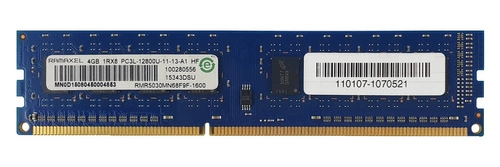 RAM-geheugen 1x 4GB Ramaxel NON-ECC UNBUFFERED DDR3 1600MHz PC3-12800 UDIMM | RMR5030MN68F9F