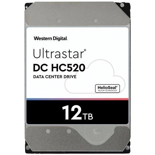 Harde schijf Western Digital Ultrastar DC HC520 (He12) 3.5'' HDD 12000GB 7200RPM SAS 12Gb/s 256MB | 0F29560