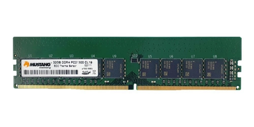 RAM-geheugen 1x 32GB Mustang ECC UNBUFFERED DDR4 2Rx8 2666MHz PC4-21300 UDIMM | M94G72261908NDT-S