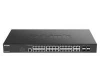 Schakelaar D-Link DGS-2000-28P 24x 1Gb 4x RJ-45/SFP 193 W PoE+