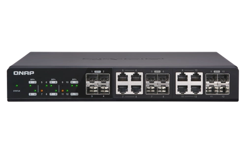 Schakelaar QNAP QSW-1208-8C 8x RJ45/SFP+ Combo Ports 4x SFP+