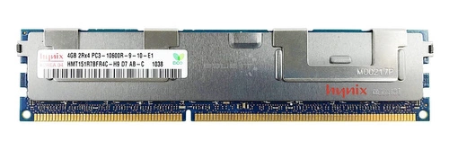 RAM-geheugen 1x 4GB Hynix ECC REGISTERED DDR3 1600MHz PC3-12800 RDIMM | HMT451R7BFR8A-PB