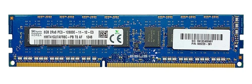 RAM-geheugen 1x 8GB Hynix ECC UNBUFFERED DDR3 1600MHz PC3-12800 UDIMM | HMT41GU7AFR8C-PB