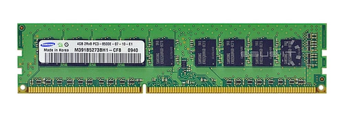 RAM-geheugen 1x 4GB Samsung ECC UNBUFFERED DDR3 1066MHz PC3-8500 UDIMM | M391B5273BH1-CF8 