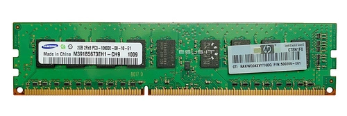 RAM-geheugen 1x 2GB Samsung ECC UNBUFFERED DDR3 2Rx8 1333MHz PC3-10600 UDIMM | M391B5673EH1-CH9